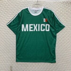 Impact Mexico National Soccer Team T Shirt XL Green‎